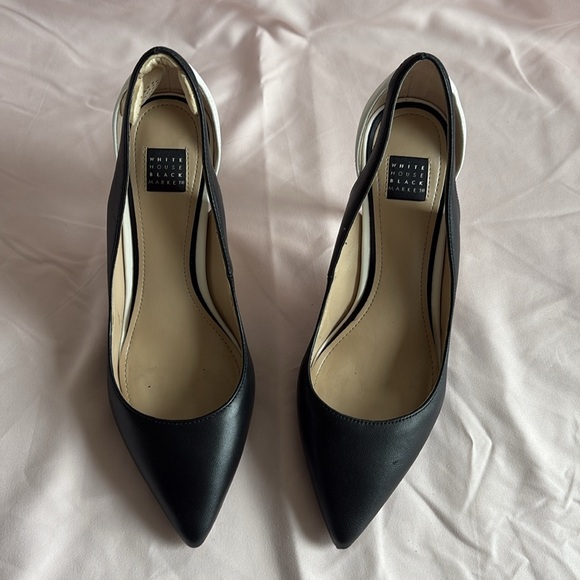 White House Black Market Two-Tone Heels - Picture 2 of 12